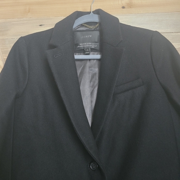 J.Crew topcoat Melton Wool by Manifatara di carnignano Italy Winter Long Coat - Picture 3 of 15